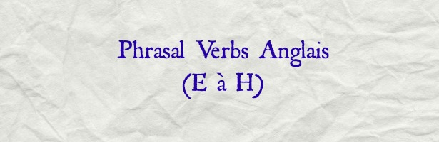 phrasal verbs anglais pdf