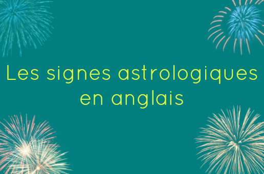 Signe astrologique en anglais