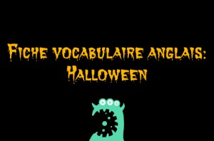 vocabulaire halloween anglais
